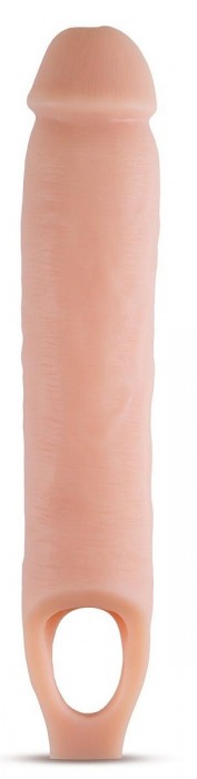 Телесная насадка на пенис 11.5 Inch Cock Sheath Penis Extender - 29,2 см. - Blush Novelties - в Копейске купить с доставкой