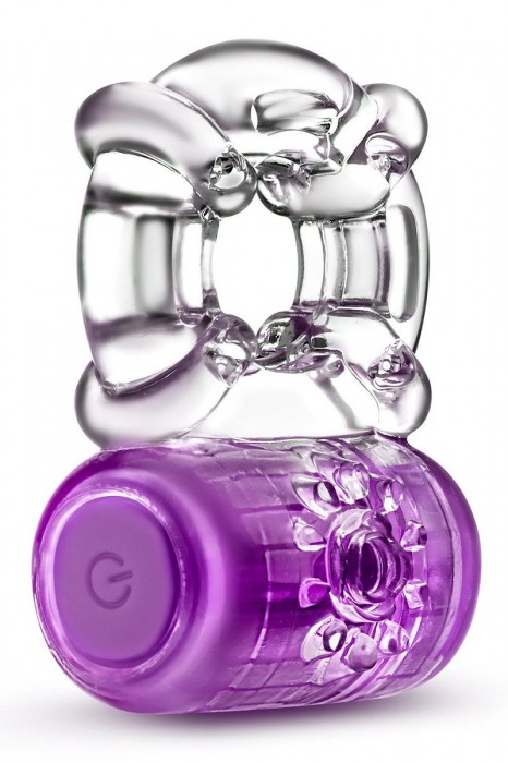 Фиолетовое эрекционное виброкольцо One Night Stand Vibrating C-Ring - Blush Novelties - в Копейске купить с доставкой