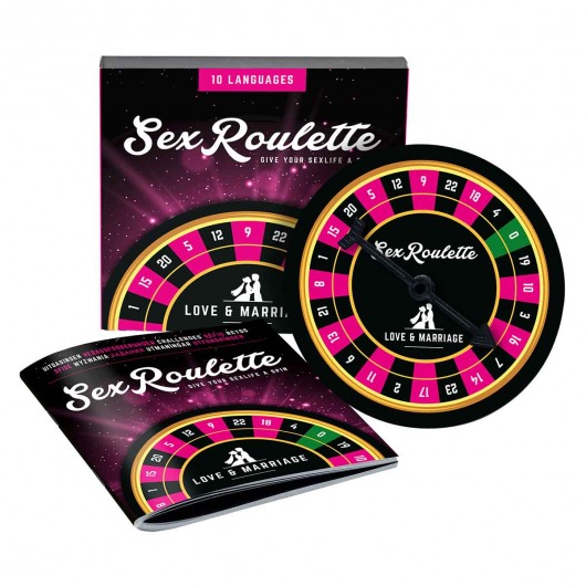 Настольная игра-рулетка Sex Roulette Love   Marriage - Tease&Please - купить с доставкой в Копейске