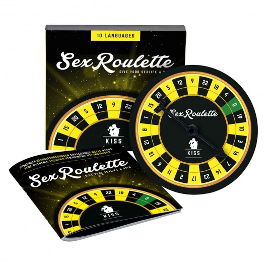 Настольная игра-рулетка Sex Roulette Kiss - Tease&Please - купить с доставкой в Копейске