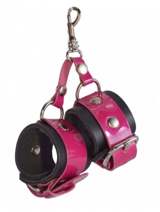 Розово-черный брелок  Наручники - Sitabella - купить с доставкой в Копейске