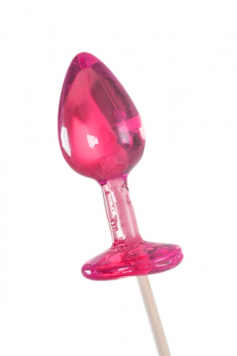 Розовый леденец  в форме анальной втулки со вкусом айриш крим - 29 гр. - Sosuчki - купить с доставкой в Копейске