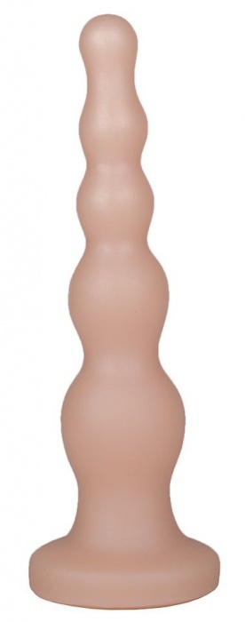 Телесная анальная ёлочка - 17,5 см. - LOVETOY (А-Полимер)