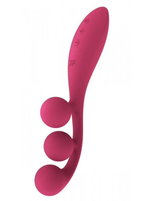 Розовый тройной вибромассажёр Tri Ball 1 - Satisfyer