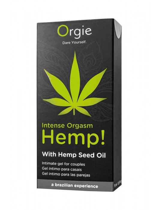 Возбуждающий интимный гель для пар ORGIE Hemp Intense Orgasm - 15 мл. - ORGIE - купить с доставкой в Копейске