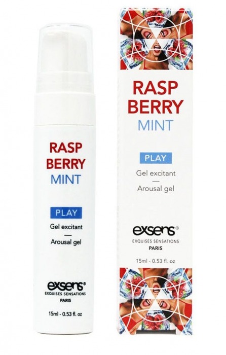 Возбуждающий гель Raspberry Mint с ароматом малины и мяты - 15 мл. - Exsens - купить с доставкой в Копейске