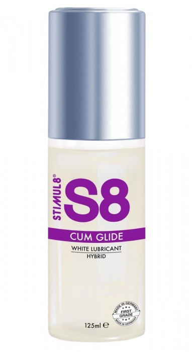 Гибридный лубрикант S8 Hybrid Cum Glide с консистенцией спермы - 125 мл. - Stimul8 - купить с доставкой в Копейске