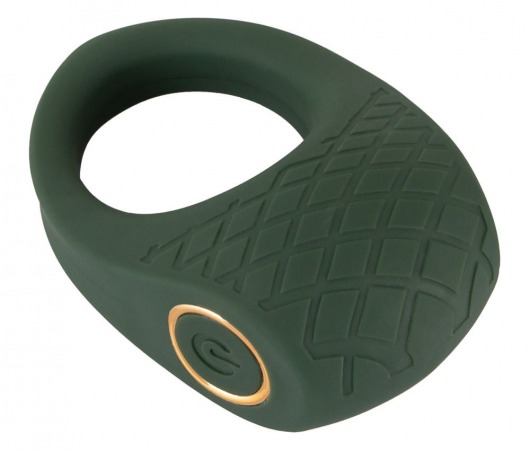 Зеленое эрекционное виброкольцо Luxurious Vibro Cock Ring - Orion - в Копейске купить с доставкой