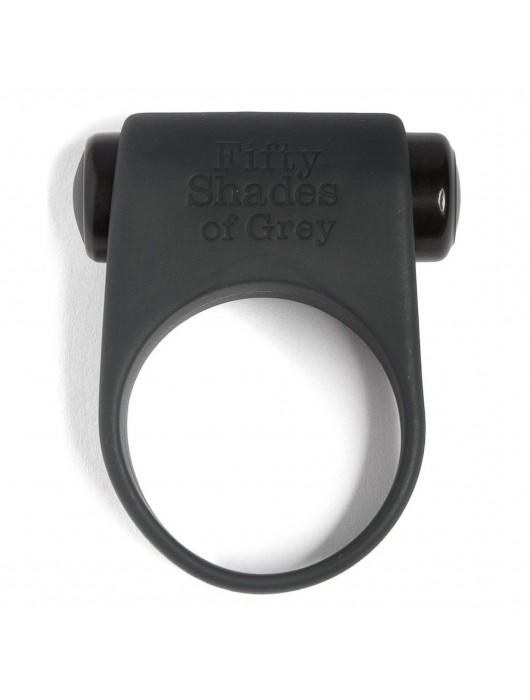 Серое эрекционное кольцо с вибрацией Feel It, Baby! - Fifty Shades of Grey - в Копейске купить с доставкой