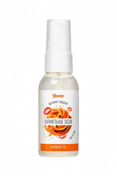 Съедобная гель-смазка Yovee «Карамельные ласки» с Д-пантенолом и вкусом Dulce de Leche - 50 мл. - ToyFa - купить с доставкой в Копейске