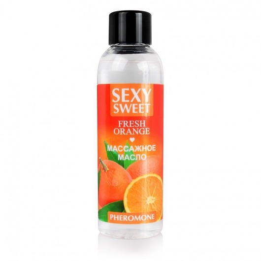 Массажное масло Sexy Sweet Fresh Orange с ароматом апельсина и феромонами - 75 мл. - Биоритм - купить с доставкой в Копейске
