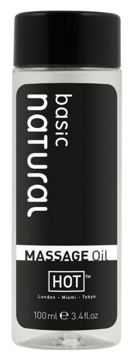 Массажное масло для тела Natural Basic - 100 мл. - HOT - купить с доставкой в Копейске