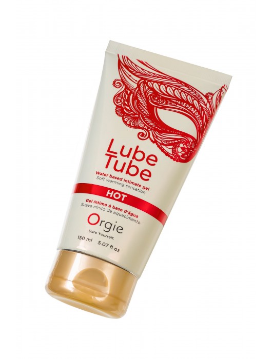 Интимный гель на водной основе Lube Tube Hot с разогревающим эффектом - 150 мл. - ORGIE - купить с доставкой в Копейске