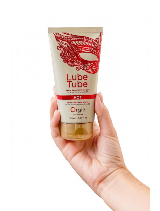 Интимный гель на водной основе Lube Tube Hot с разогревающим эффектом - 150 мл. - ORGIE - купить с доставкой в Копейске