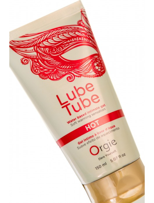 Интимный гель на водной основе Lube Tube Hot с разогревающим эффектом - 150 мл. - ORGIE - купить с доставкой в Копейске