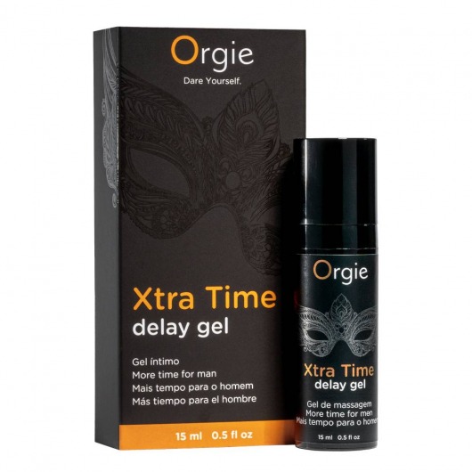 Продлевающий гель Orgie Xtra Time Delay Gel - 15 мл. - ORGIE - купить с доставкой в Копейске