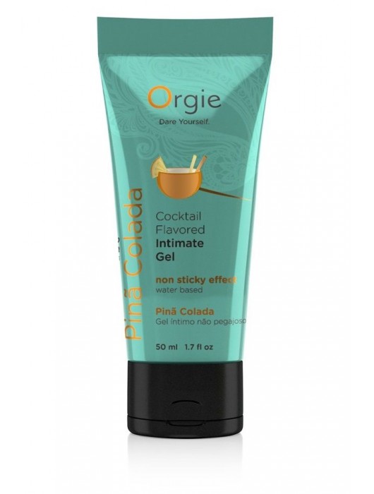 Съедобный интимный гель Orgie Lube Tube Cocktail Pina Colada - 50 мл. - ORGIE - купить с доставкой в Копейске