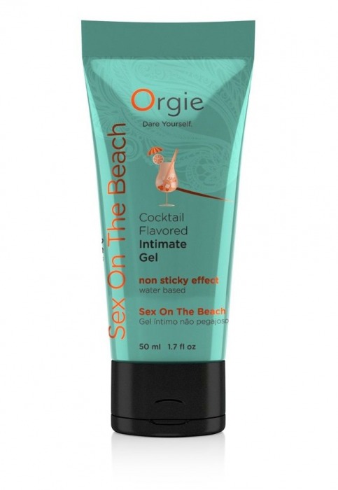 Съедобный интимный гель Orgie Lube Tube Cocktail Sex On The Beach - 50 мл. - ORGIE - купить с доставкой в Копейске