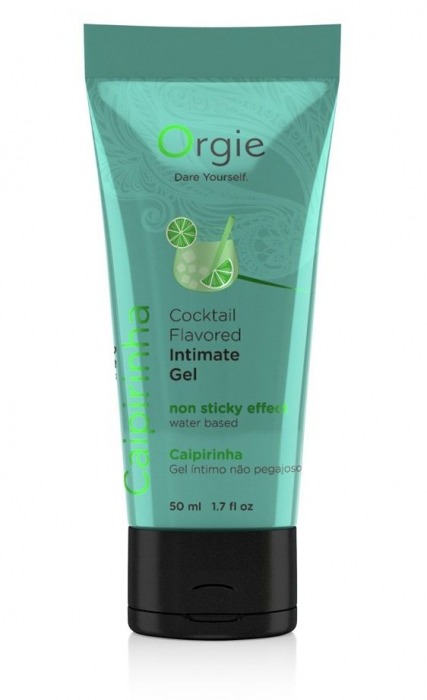Съедобный интимный гель Orgie Lube Tube Cocktail Caipirinha - 50 мл. - ORGIE - купить с доставкой в Копейске