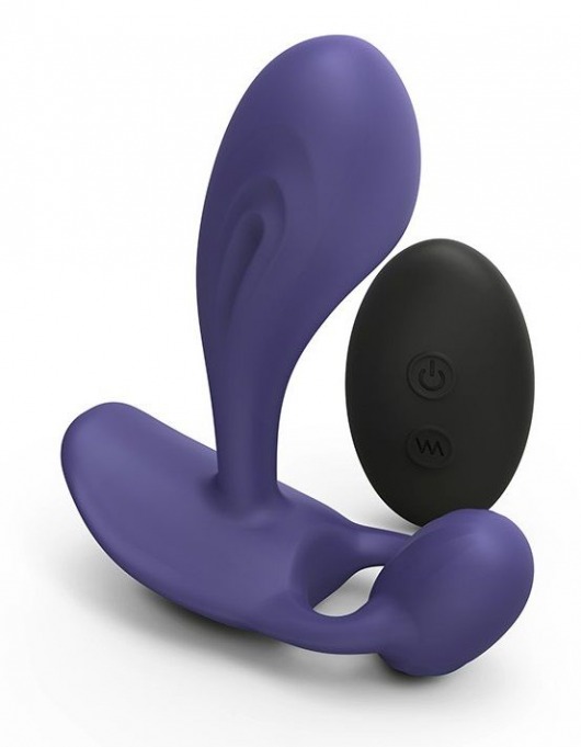 Темно-синий вибромассажер Witty P G Vibrator with Remote Control - Love to Love - в Копейске купить с доставкой