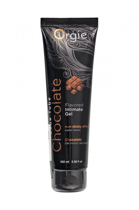 Интимный гель на водной основе Lube Tube Chocolate с шоколадным вкусом - 100 мл. - ORGIE - купить с доставкой в Копейске