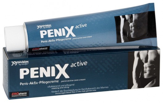 Возбуждающий крем для мужчин PeniX active - 75 мл. - Joy Division - купить с доставкой в Копейске