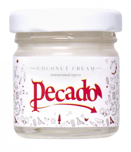Массажная свеча Сoconut Cream - 35 мл. - Pecado - купить с доставкой в Копейске