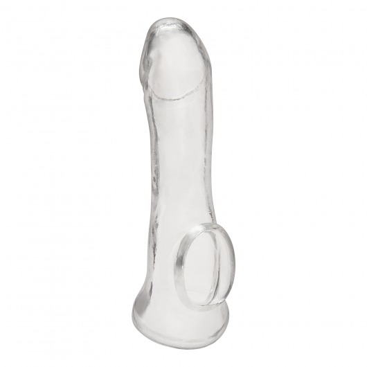 Прозрачная насадка на пенис Transparent Penis Enhancing Sleeve Extension - 15,9 см. - BlueLine - в Копейске купить с доставкой