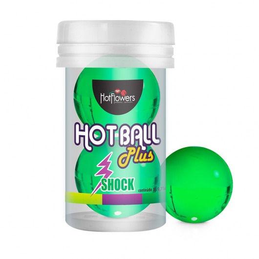 Лубрикант на силиконовой основе Hot Ball Plus с покалывающим эффектом (2 шарика по 3 гр.) - HotFlowers - купить с доставкой в Копейске