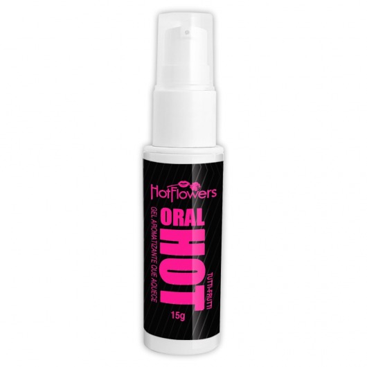 Гель для оральных ласк Oral Hot с согревающим эффектом - 15 гр. - HotFlowers - купить с доставкой в Копейске
