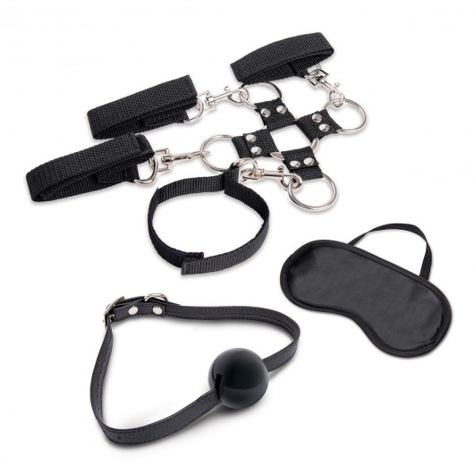 Набор для фиксации из 7 предметов Hogtie   Ball Gag Kit - Lux Fetish - купить с доставкой в Копейске