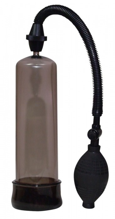 Вакуумная помпа черного цвета - 20 см. - Orion - в Копейске купить с доставкой