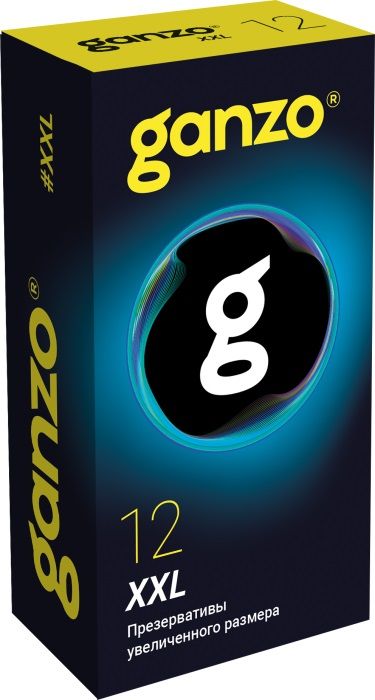Презервативы увеличенного размера Ganzo XXL - 12 шт. - Ganzo - купить с доставкой в Копейске