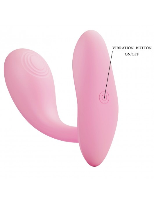 Розовый G-стимулятор с управлением через приложение Baird - Baile