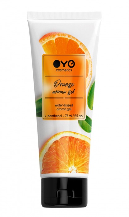 Лубрикант на водной основе OYO Aroma Gel Orange с ароматом апельсина - 75 мл. - OYO - купить с доставкой в Копейске