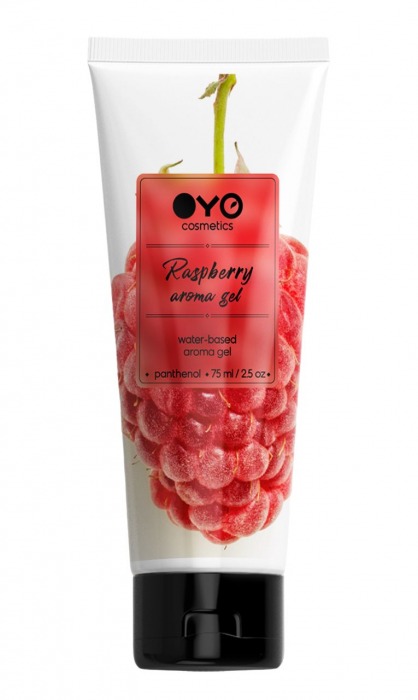 Лубрикант на водной основе OYO Aroma Gel Raspberry с ароматом малины - 75 мл. - OYO - купить с доставкой в Копейске