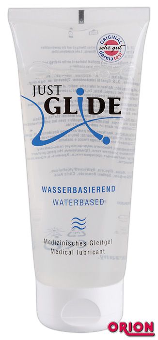 Вагинальная смазка на водной основе JUSTGLIDE - 200 мл. - Orion - купить с доставкой в Копейске