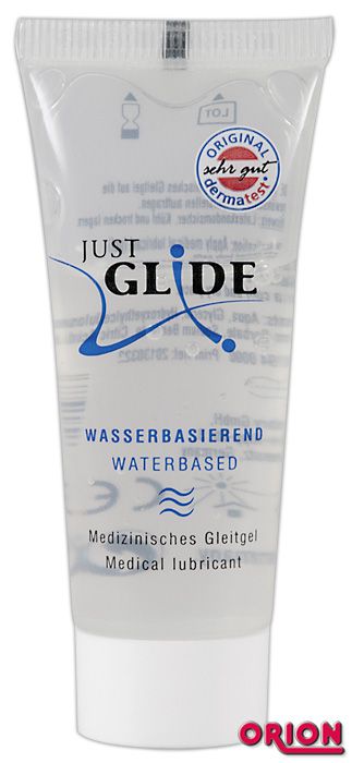 Вагинальная смазка на водной основе JUSTGLIDE - 20 мл. - Orion - купить с доставкой в Копейске