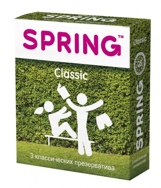 Классические презервативы SPRING CLASSIC - 3 шт. - SPRING - купить с доставкой в Копейске