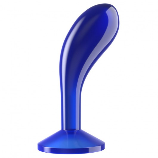 Синяя анальная втулка Flawless Clear Prostate Plug 6.0 - 15 см. - Lovetoy - в Копейске купить с доставкой