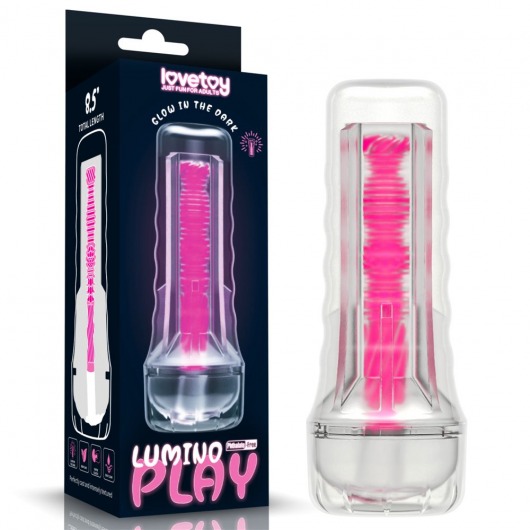 Светящийся в темноте мастурбатор 8.5 Lumino Play Masturbator - Lovetoy - в Копейске купить с доставкой