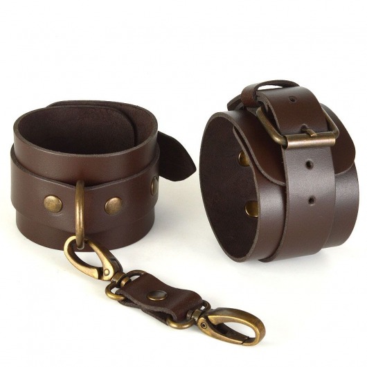 Коричневые наручники IDEAL - Sitabella - купить с доставкой в Копейске