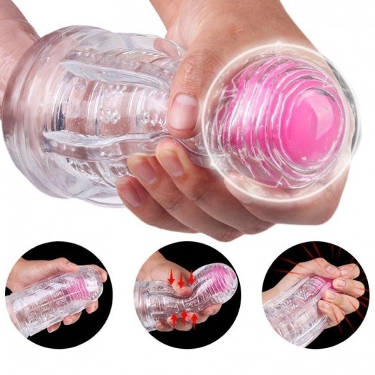 Прозрачный вибромастурбатор Space Capsule-RСT - S-HANDE - в Копейске купить с доставкой