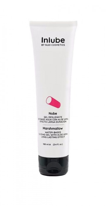 Лубрикант на водной основе Nuei Inlube с алоэ вера и ароматом маршмеллоу -100 мл. - Nuei cosmetics - купить с доставкой в Копейске
