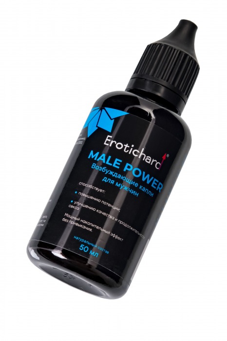 Капли для мужчин Erotichard Male Power - 50 мл. - Erotic Hard - купить с доставкой в Копейске