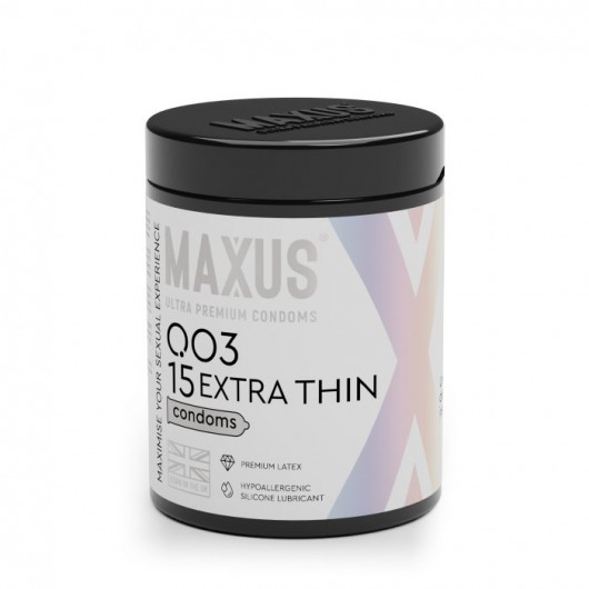 Экстремально тонкие презервативы MAXUS 003 Extra Thin - 15 шт. - Maxus - купить с доставкой в Копейске
