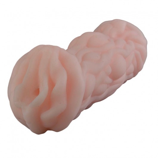 Телесный мастурбатор-вагина с ярко выраженным рельефом поверхности - Sitabella - в Копейске купить с доставкой