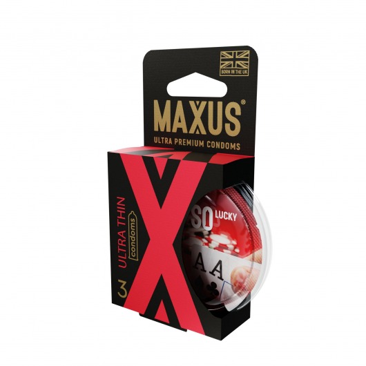 Ультратонкие презервативы MAXUS AIR Ultra Thin - 3 шт. - Maxus - купить с доставкой в Копейске