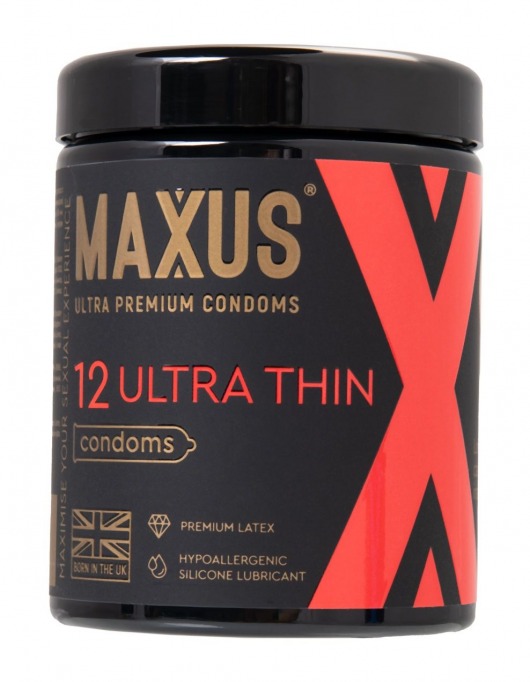 Ультратонкие презервативы MAXUS Ultra Thin - 12 шт. - Maxus - купить с доставкой в Копейске