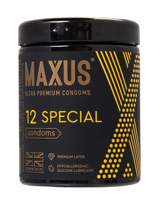 Презервативы с точками и рёбрами MAXUS Special - 12 шт. - Maxus - купить с доставкой в Копейске